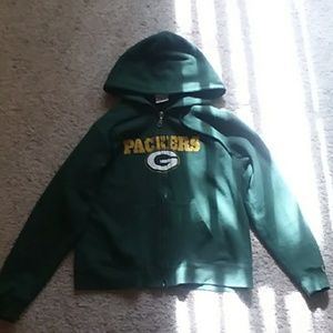 Hooded Zipup Green Bay Packers Jacket